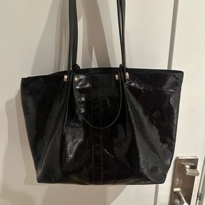 AllSaints All Saints Allington East West Leather Tote Bag Black